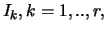 $I_k,k=1,..,r,$