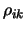 $\rho_{ik}$